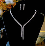 Modern Silver Plated Necklace Set for Women