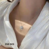 Golden Silver Heart Necklace for Women Daily Wear