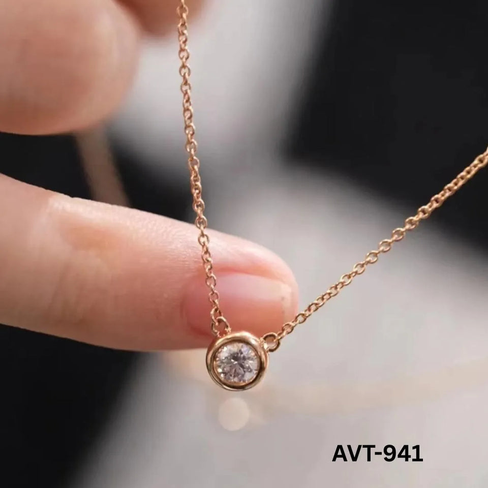 Women Single Pearl Alloy Necklace Golden Silver Daily Wear