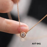 Women Single Pearl Alloy Necklace Golden Silver Daily Wear