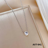 Women Single Pearl Alloy Necklace Golden Silver Daily Wear