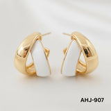 Elegant Korean Two Layer Hoop Earrings for Women
