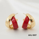 Elegant Korean Two Layer Hoop Earrings for Women