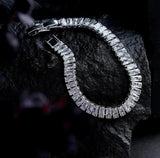 Silver Sparkling Korean Chain Bracelet for Women