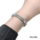 Silver Sparkling Korean Chain Bracelet for Women
