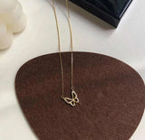 Gold Plated Butterfly Pendant for Women
