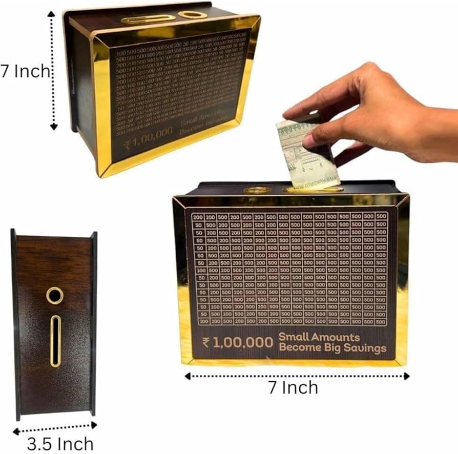 Wooden Umrah Saving Box with Free Home Delivery