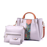 Premium Handbag Set (4 Pieces) – Classy Paisley Collection