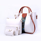 Premium Handbag Set (4 Pieces) – Classy Paisley Collection
